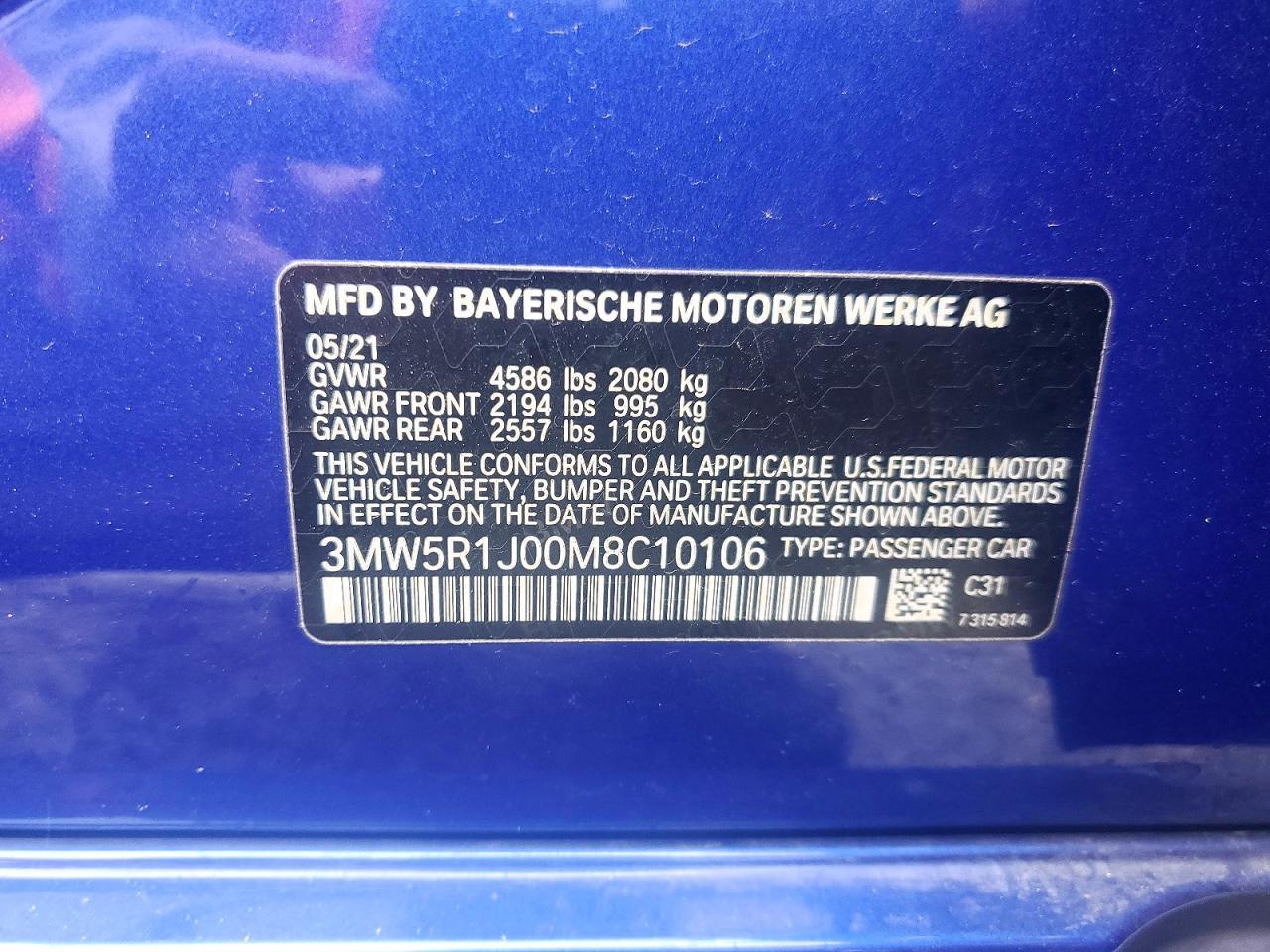 2021 BMW 330i