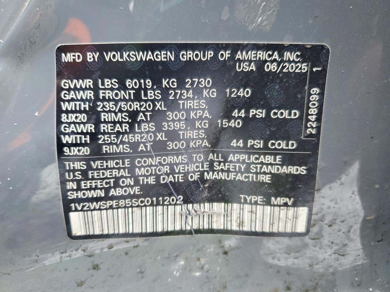 2025 Volkswagen Id.4 pro s