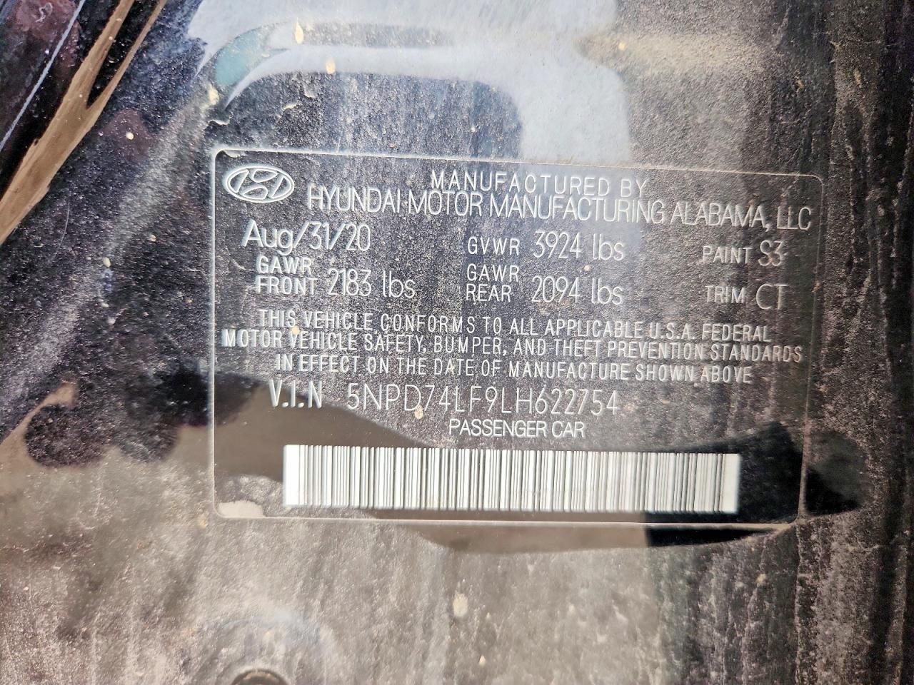 2020 Hyundai Elantra se