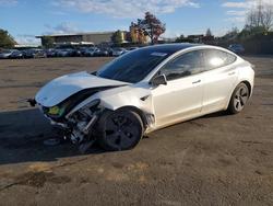Tesla salvage cars for sale: 2021 Tesla Model 3