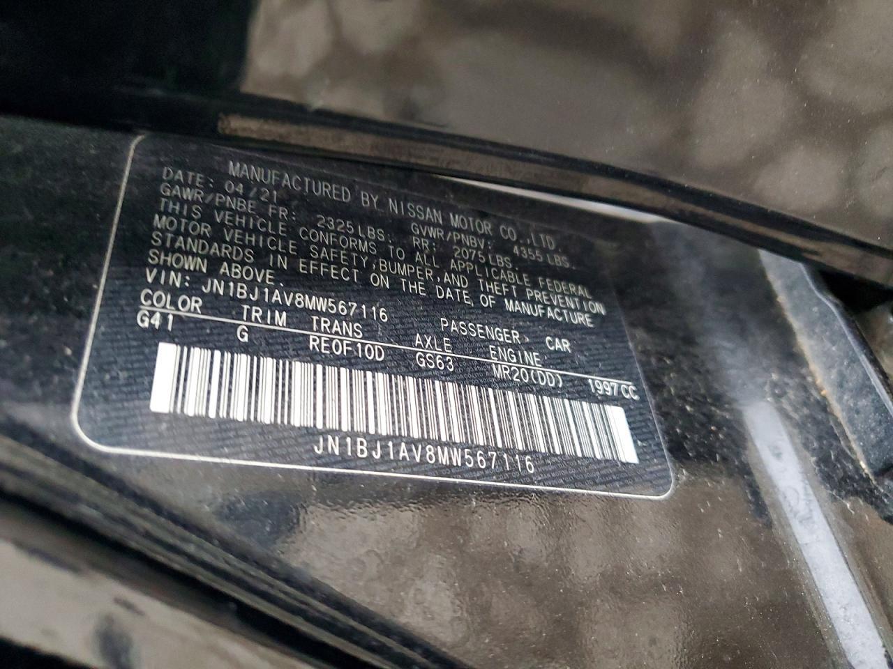 2021 Nissan Rogue Sport s