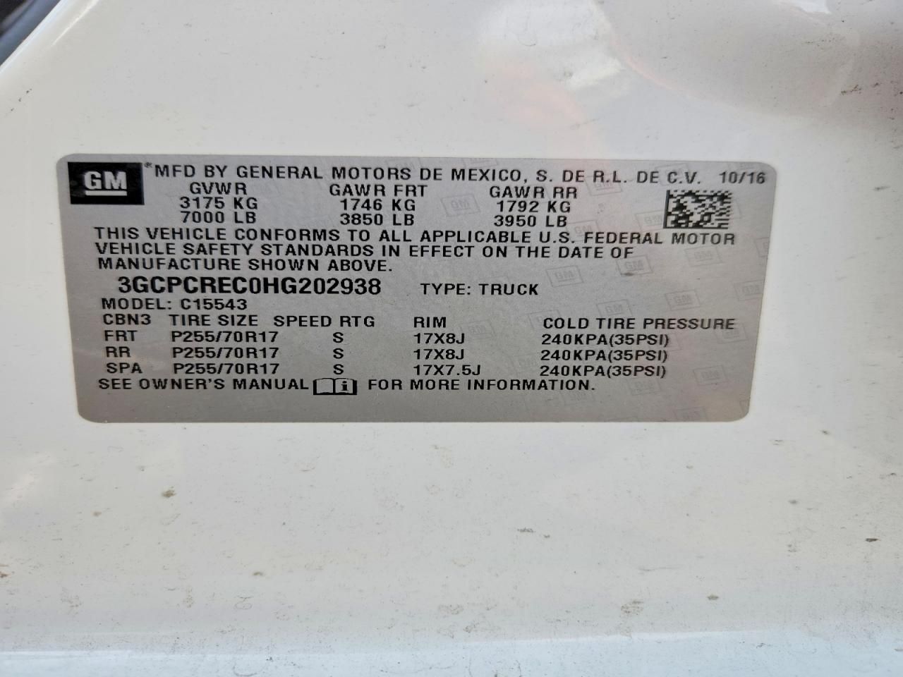 2017 Chevrolet Silverado C1500 lt