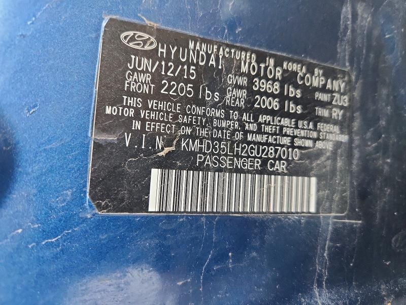 2016 Hyundai Elantra gt