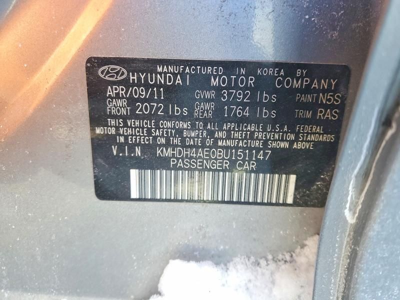 2011 Hyundai Elantra gls