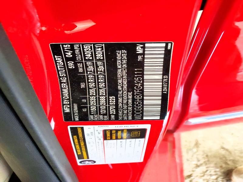 2015 Mercedes-Benz Glk 350