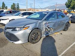 Salvage cars for sale from Copart Rancho Cucamonga, CA: 2018 Toyota Camry le