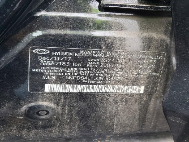 2018 Hyundai Elantra sel