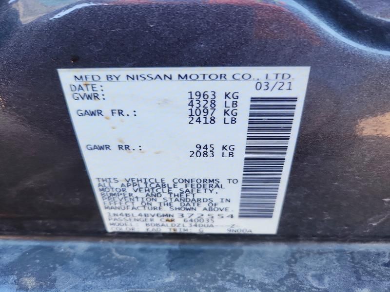 2021 Nissan Altima s