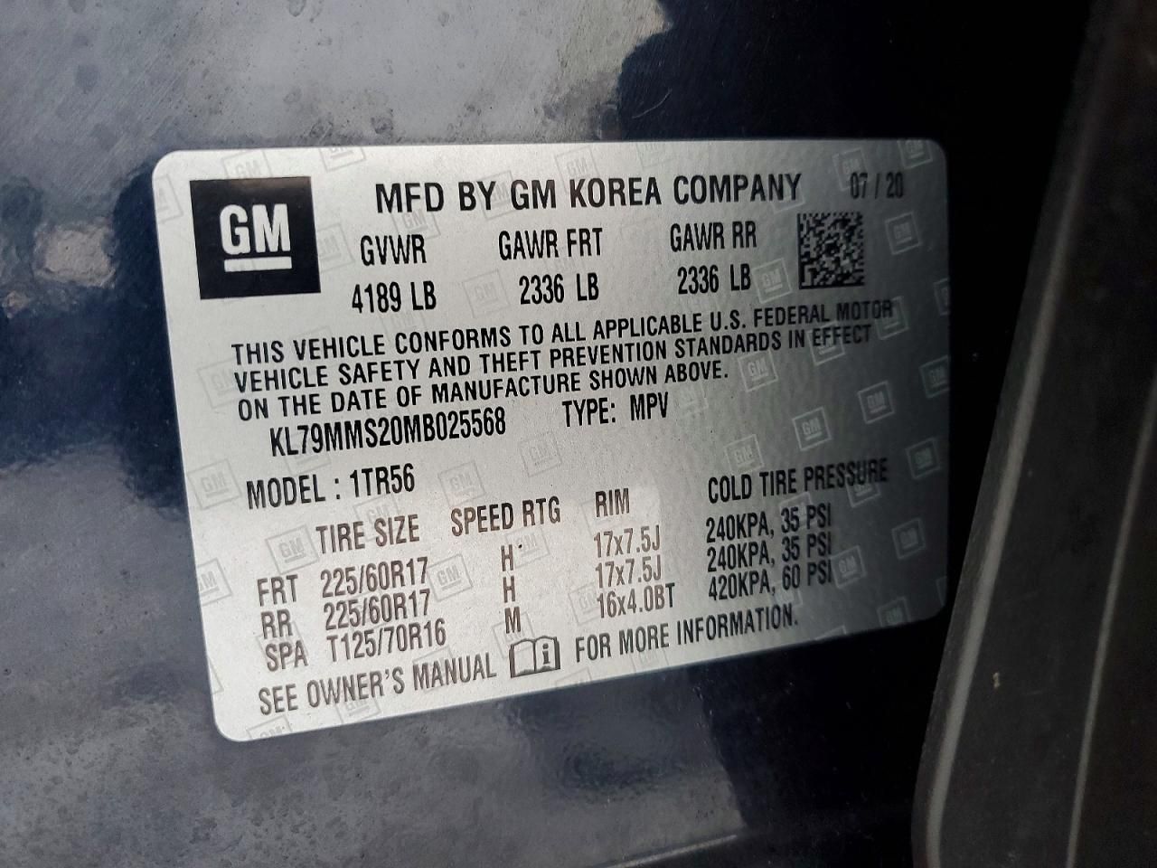 2021 Chevrolet Trailblazer ls