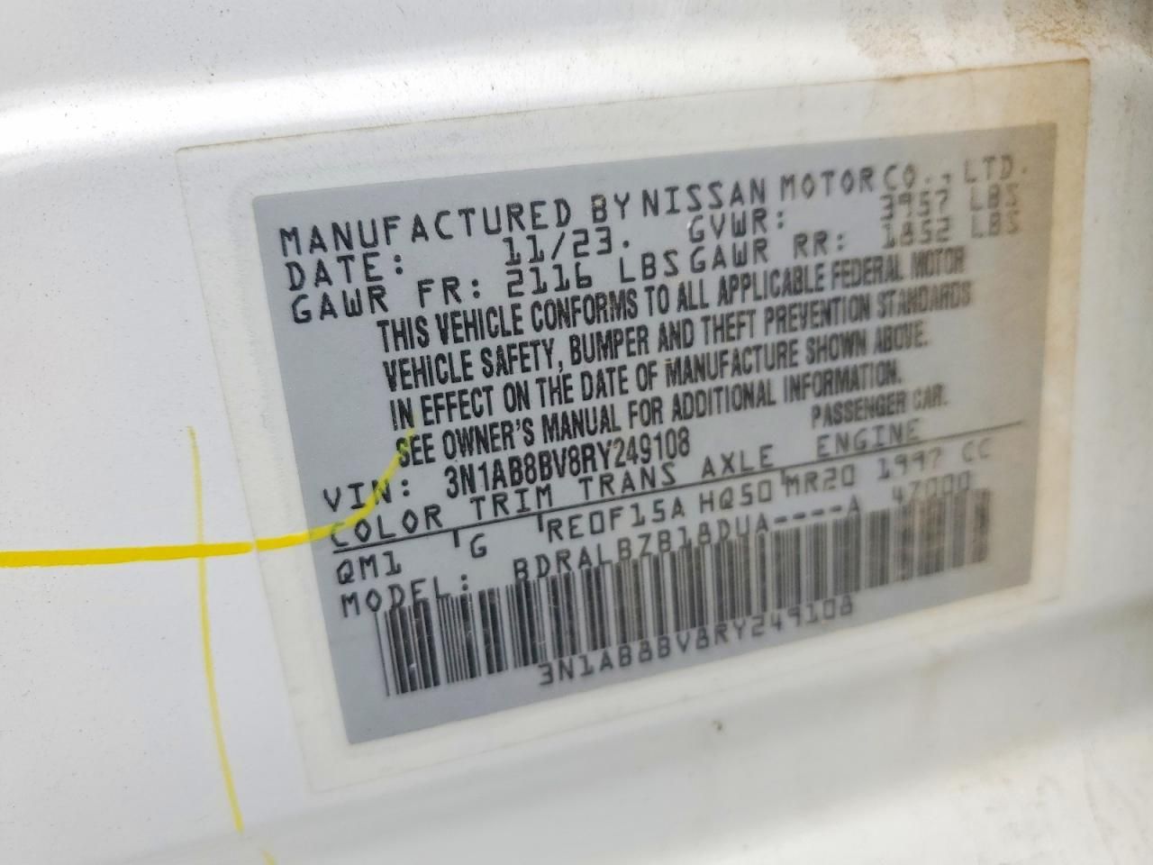 2024 Nissan Sentra s