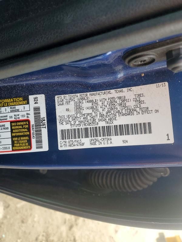 2014 Toyota Tundra Double cab sr