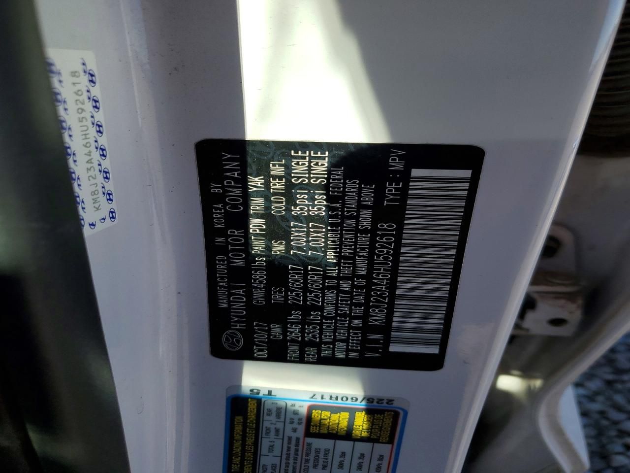 2017 Hyundai Tucson se