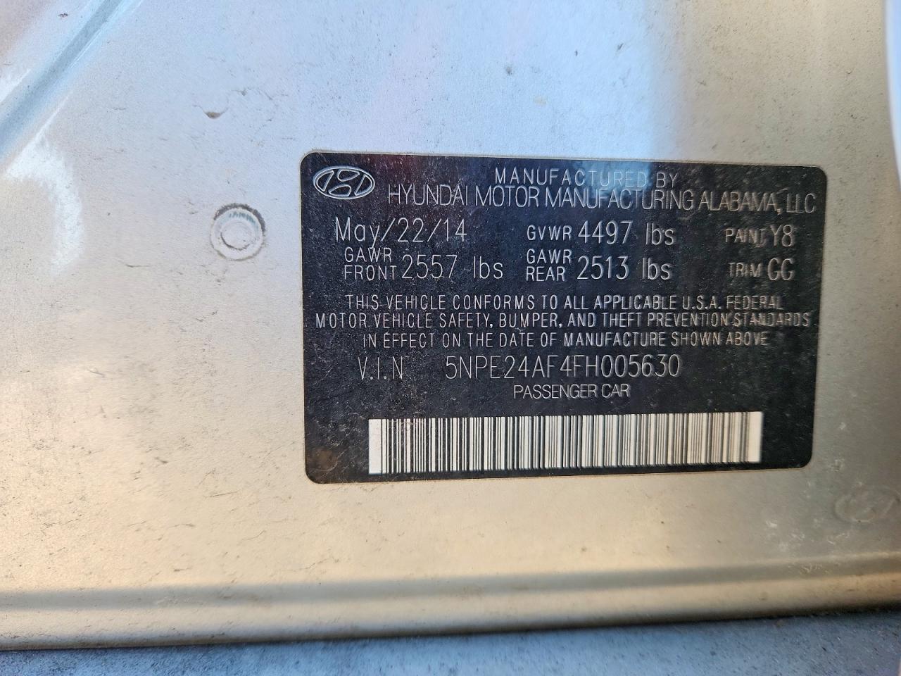 2015 Hyundai Sonata se