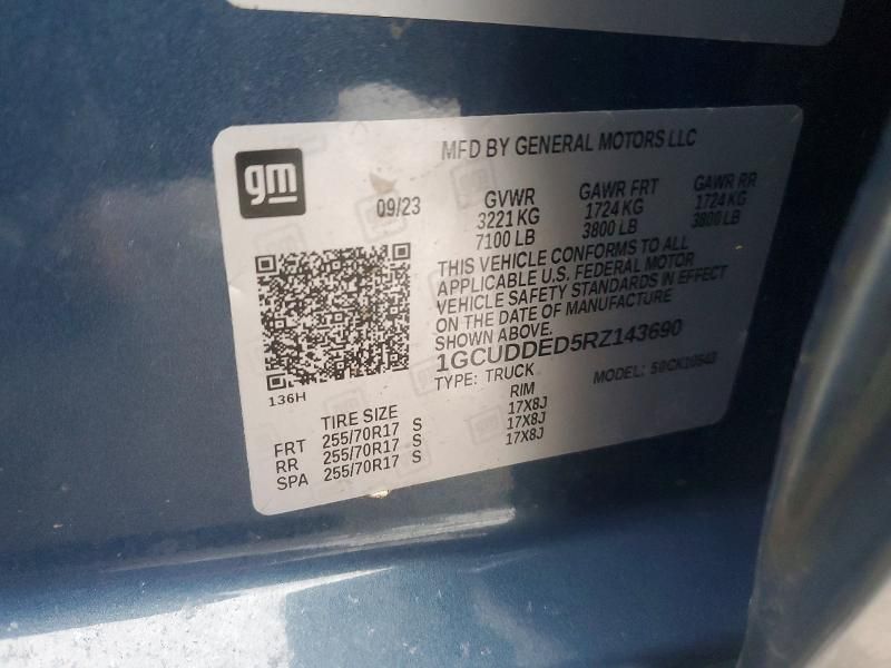 2024 Chevrolet Silverado K1500 lt