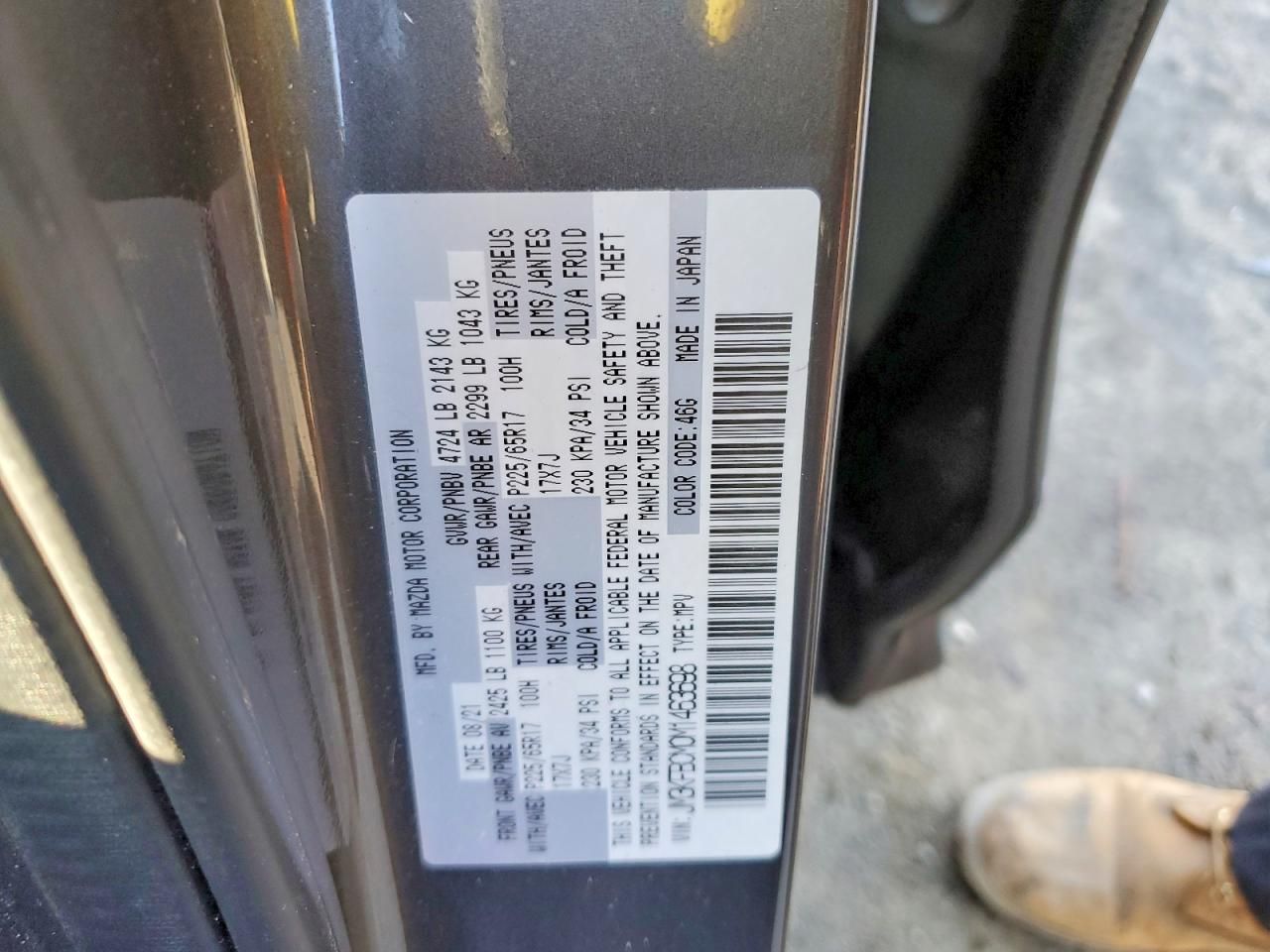 2021 Mazda Cx-5 Touring