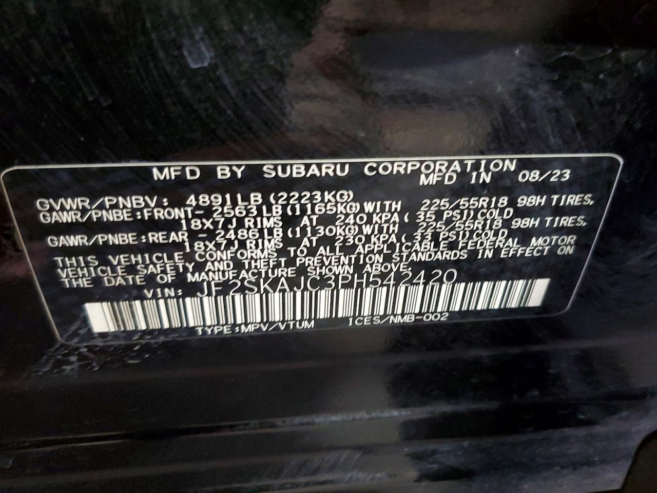 2023 Subaru Forester Sport