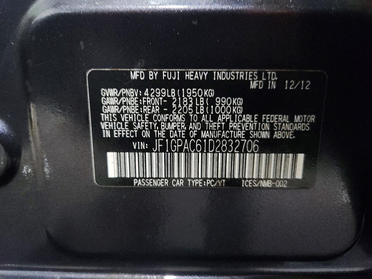 2013 Subaru Impreza Premium