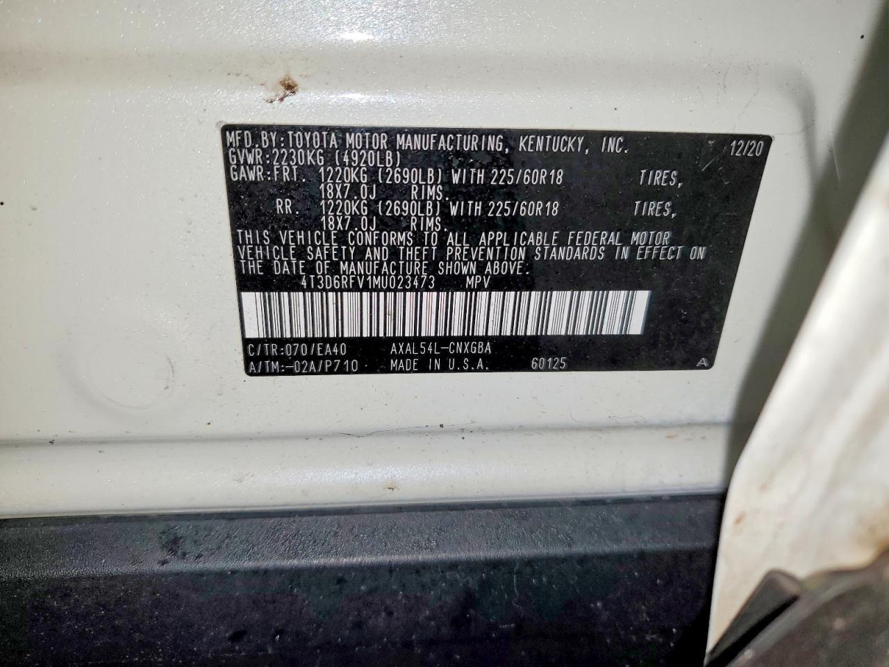2021 Toyota Rav4 Limited