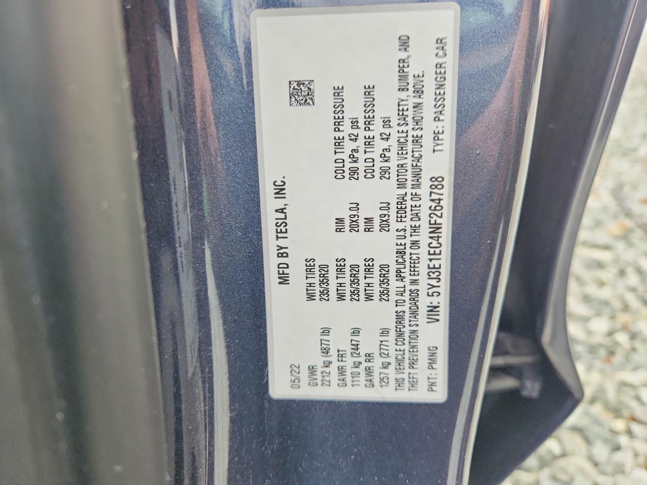 2022 Tesla Model 3