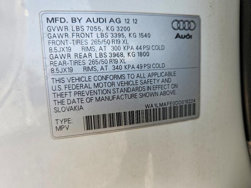 2013 Audi Q7 Premium Plus