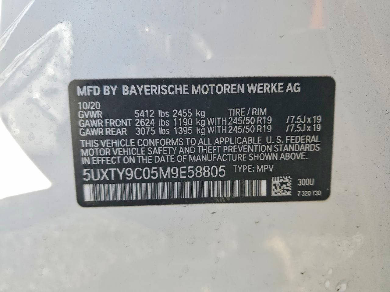 2021 BMW X3 Xdrivem40i