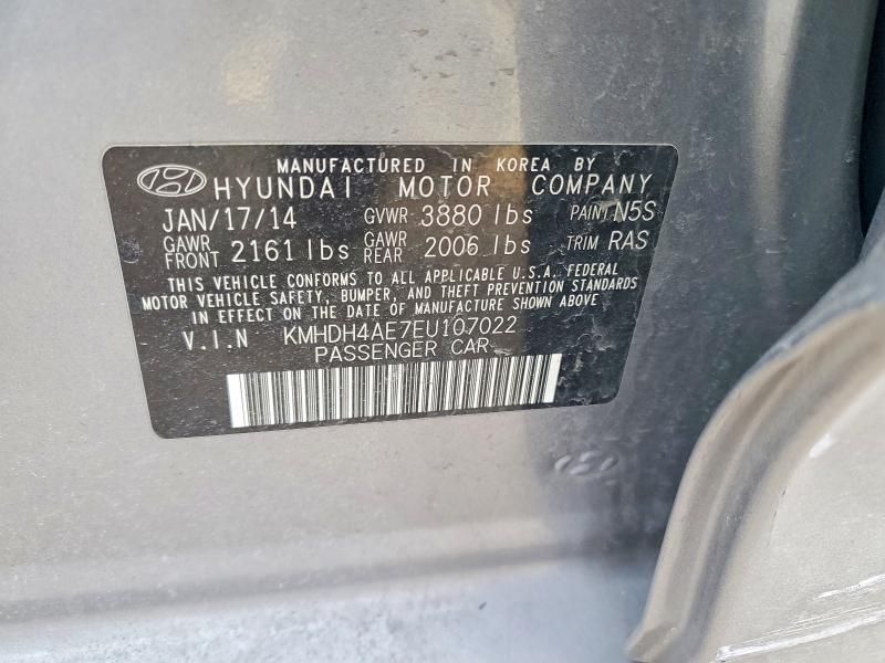 2014 Hyundai Elantra se