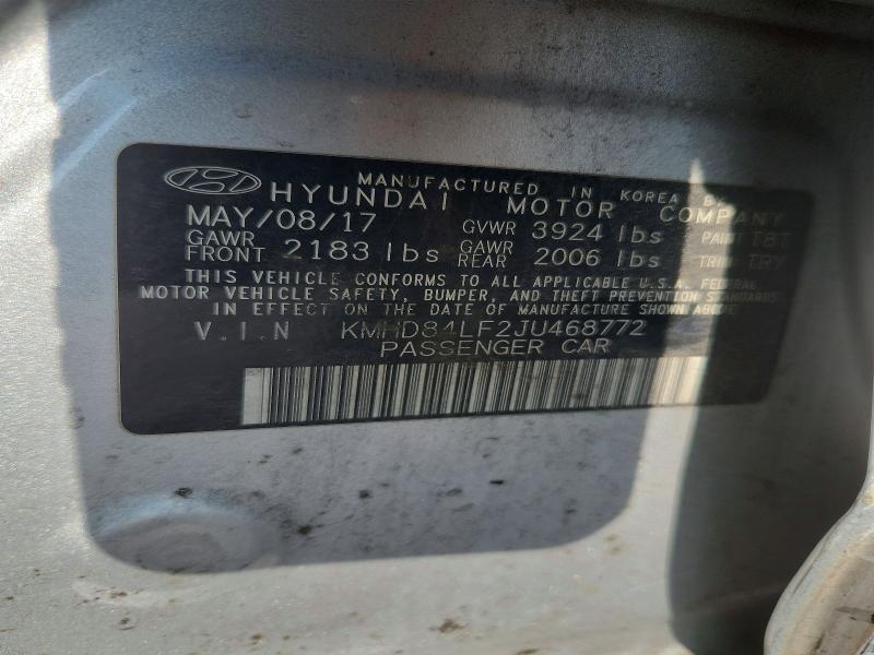 2018 Hyundai Elantra sel
