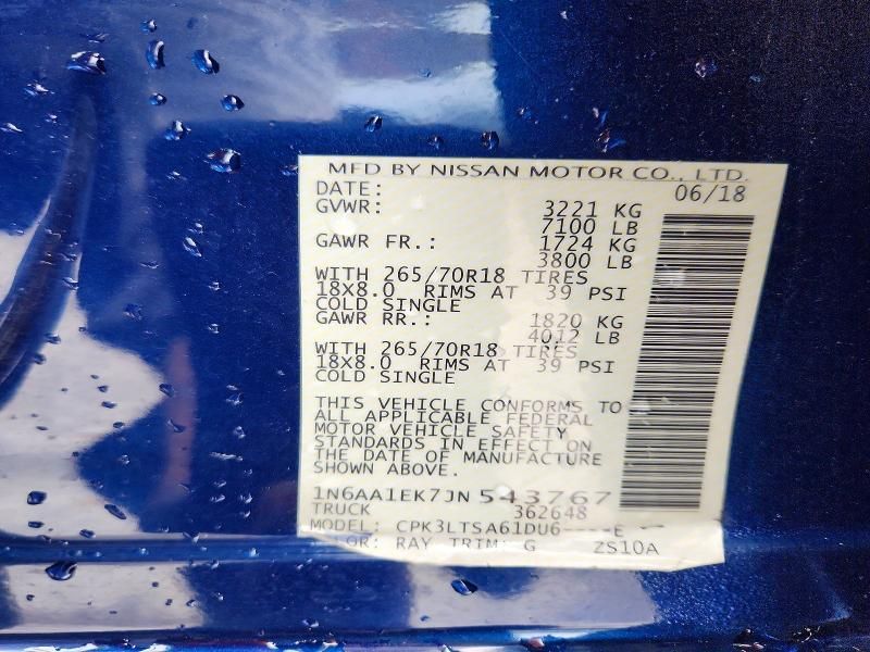 2018 Nissan Titan s