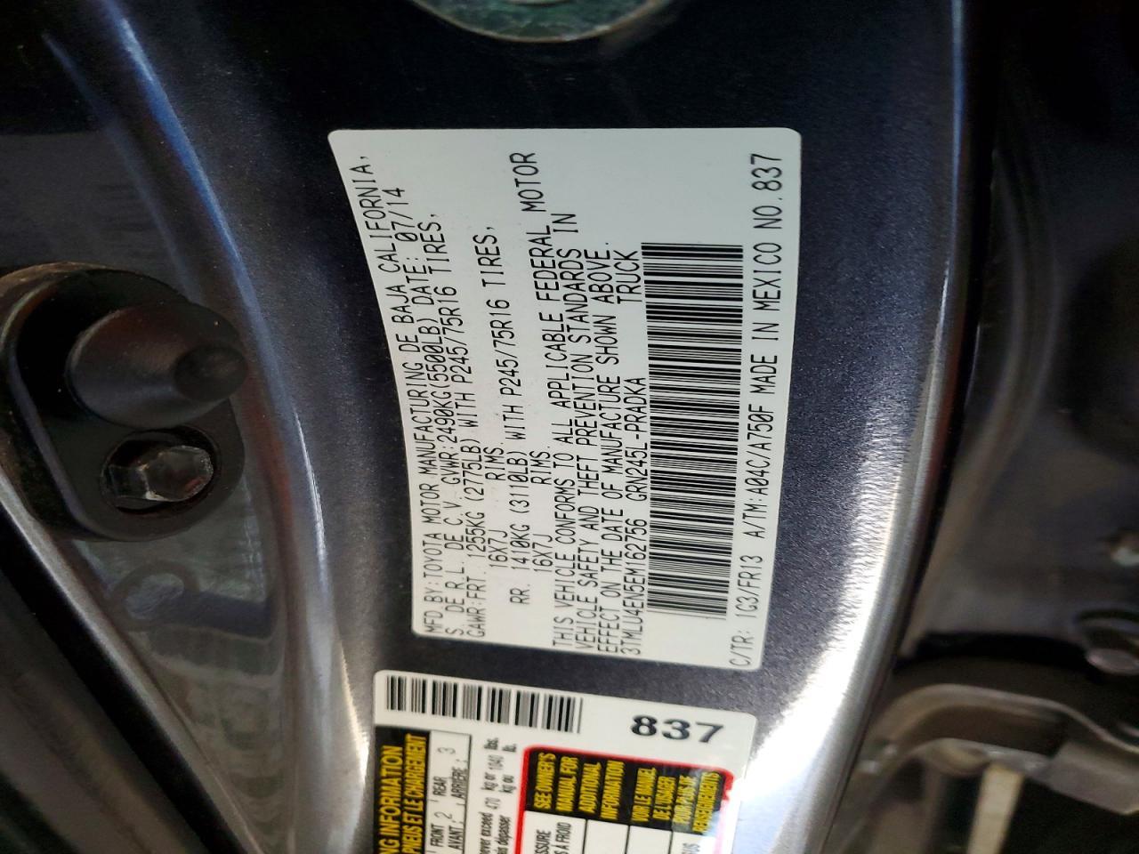 2014 Toyota Tacoma Double Cab