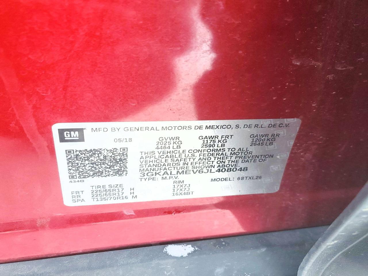 2018 GMC Terrain sle