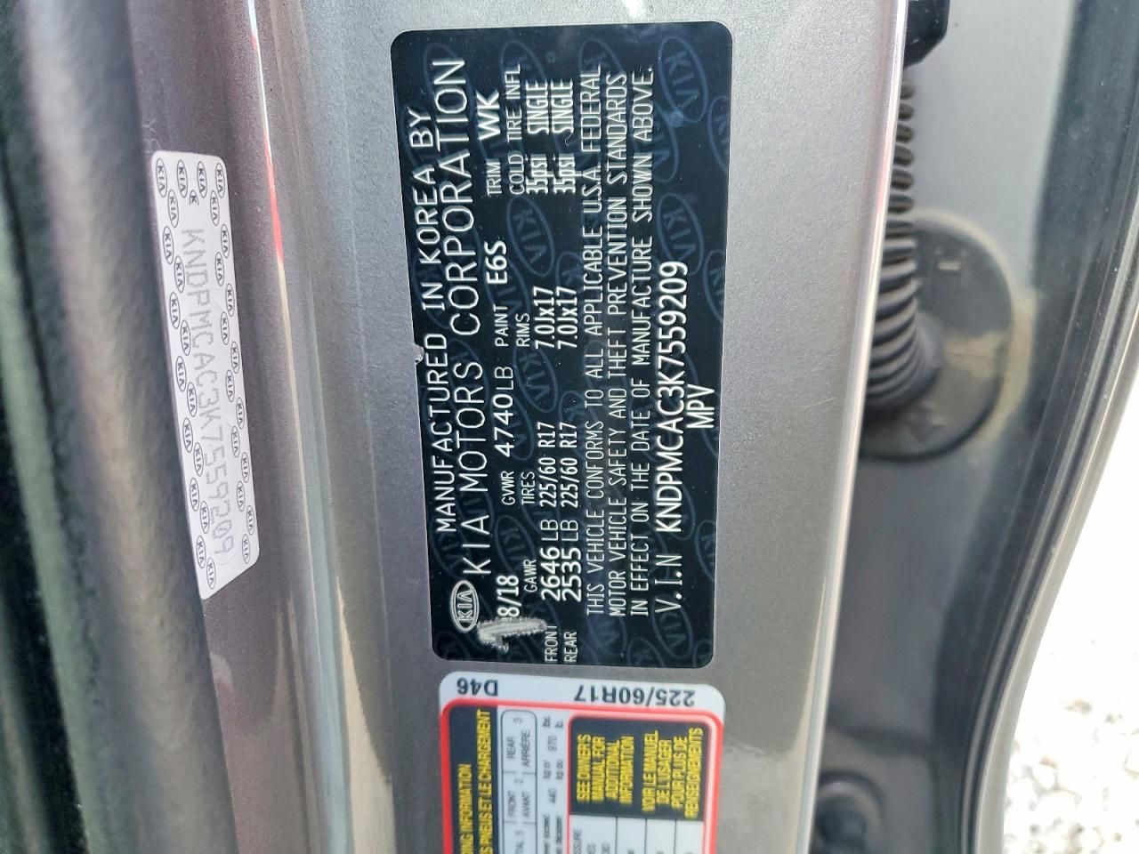 2019 KIA Sportage lx