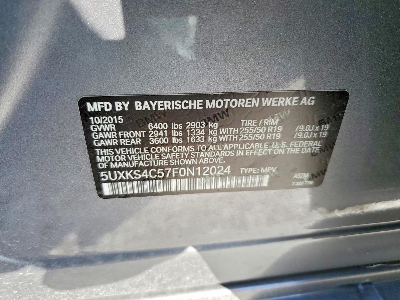 2015 BMW X5 Xdrive35d