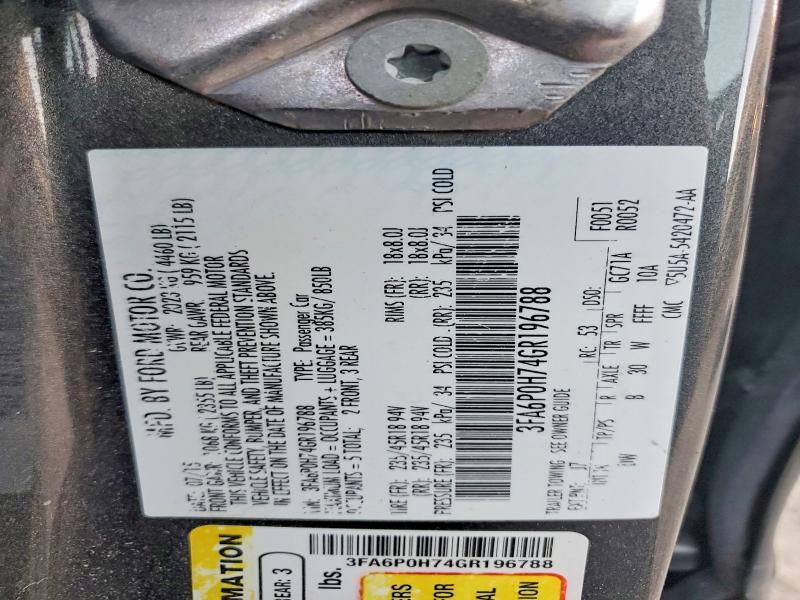2016 Ford Fusion se