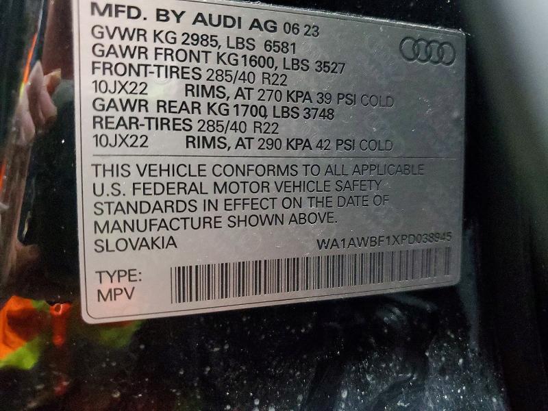 2023 Audi SQ8 Premium Plus