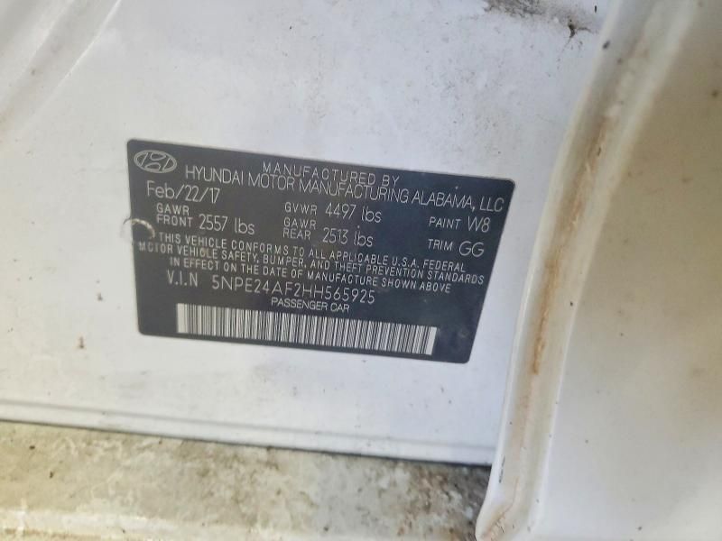 2017 Hyundai Sonata se