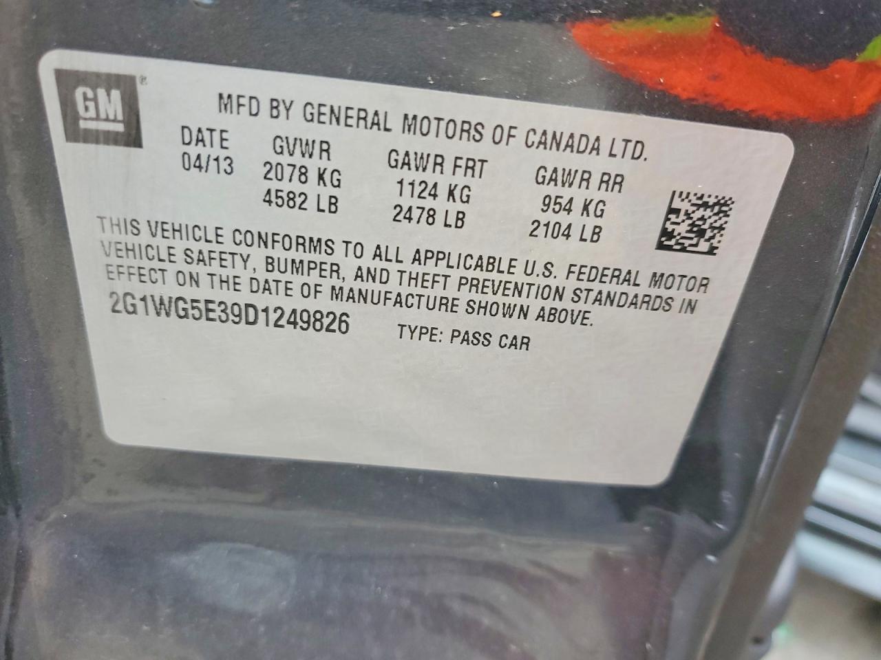 2013 Chevrolet Impala lt