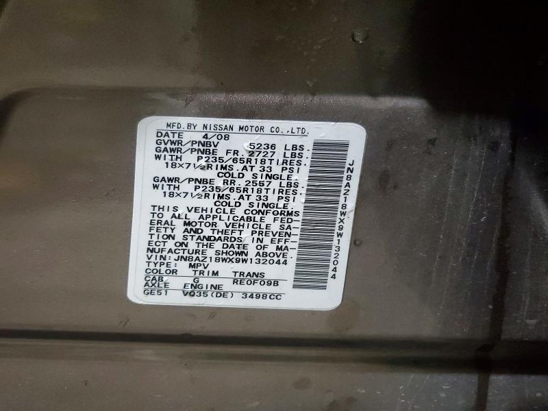 2009 Nissan Murano s