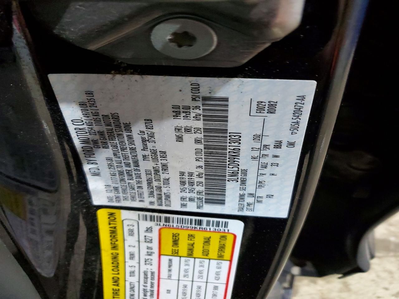 2019 Lincoln Mkz Reserve i