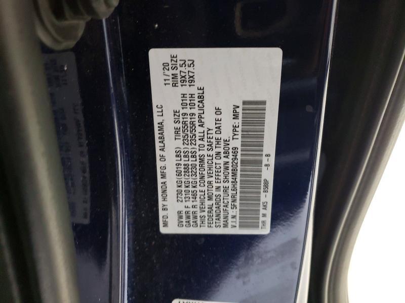 2021 Honda Odyssey Touring