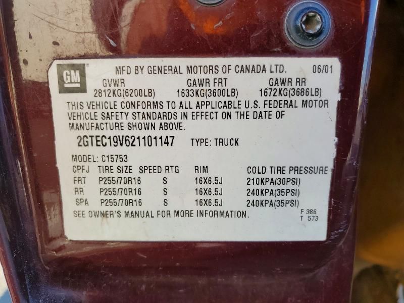 2002 GMC New Sierra C1500