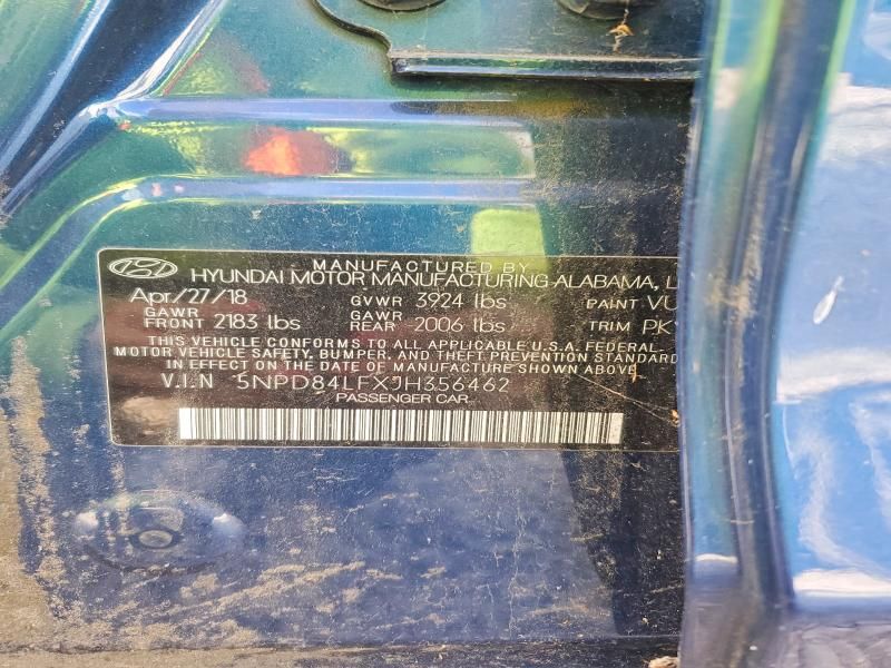 2018 Hyundai Elantra sel