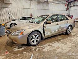 2003 Honda Accord ex en venta en Franklin, WI