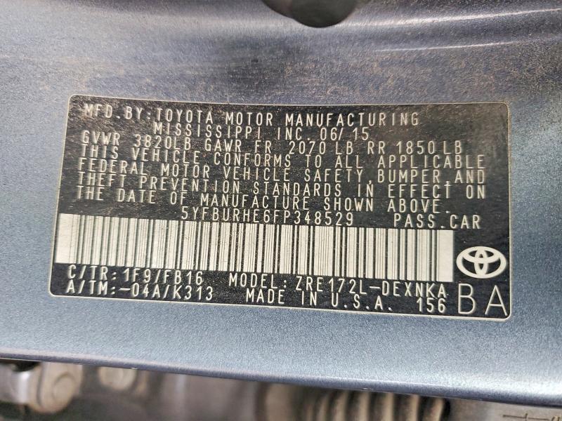 2015 Toyota Corolla l