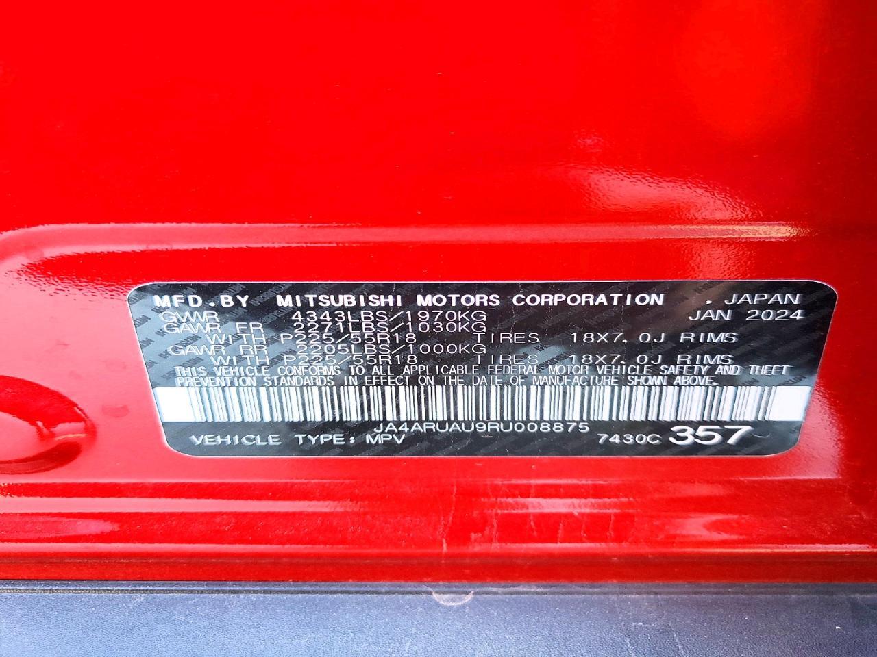 2024 Mitsubishi Outlander Sport S/se