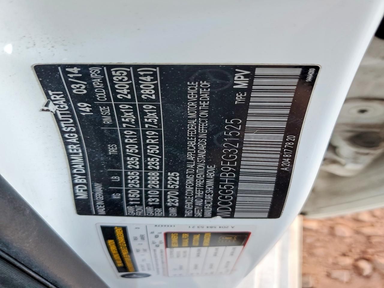 2014 Mercedes-Benz Glk 350