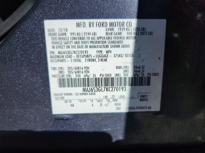 2019 Ford Ecosport se