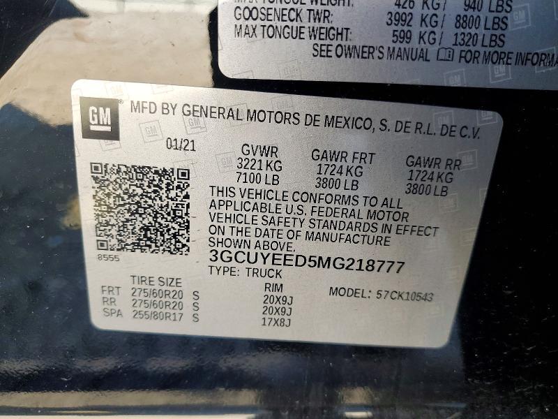 2021 Chevrolet Silverado K1500 rst