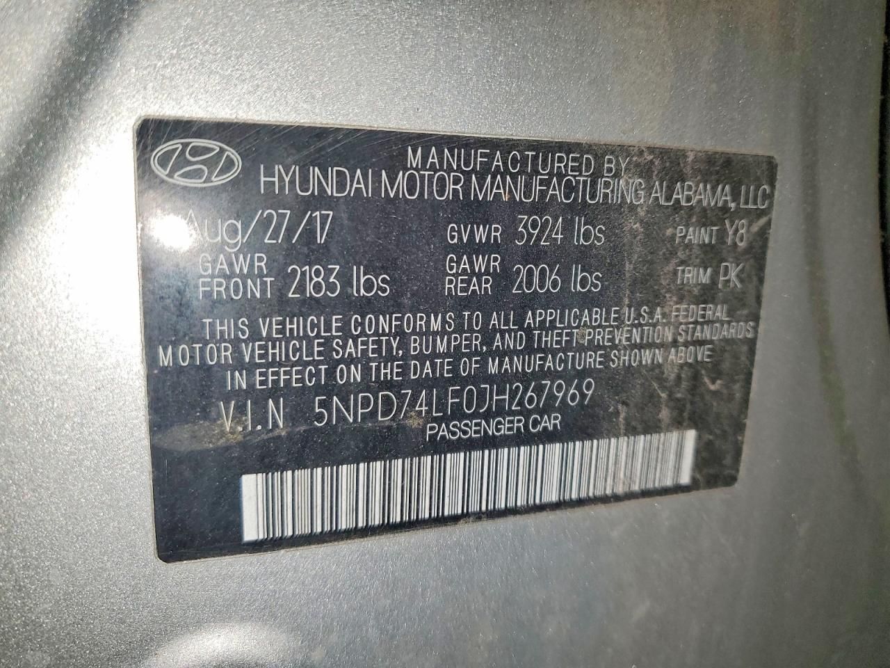 2018 Hyundai Elantra se