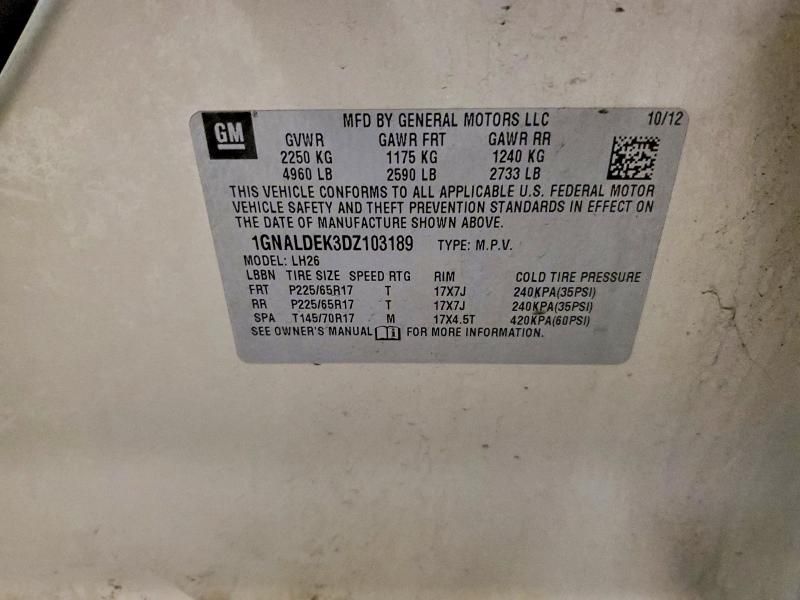 2013 Chevrolet Equinox lt