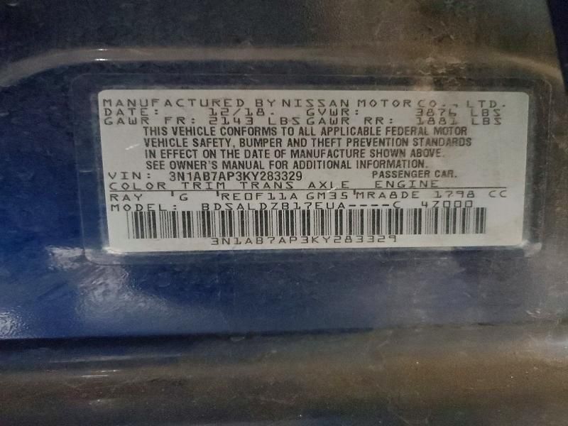 2019 Nissan Sentra s